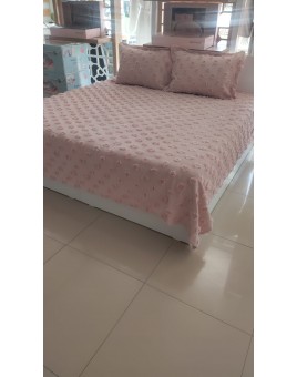 ÇAPA HOME HAYAL ÇİFT KİŞİLİK YATAK ÖRTÜSÜ PUDRA 8696474231632